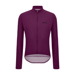 SANTINI Cyklistická zateplená bunda - RTR WIND - bordová 2XS