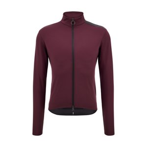 SANTINI Cyklistická zateplená bunda - ADAPT MULTI - bordová 4XL