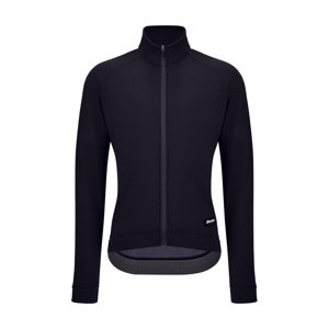 SANTINI Cyklistická zateplená bunda - RTR - čierna 4XL
