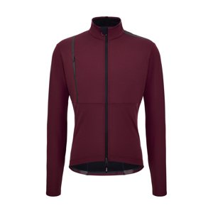 SANTINI Cyklistická zateplená bunda - VEGA - bordová 4XL