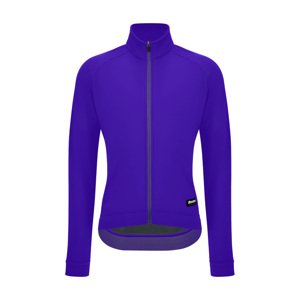 SANTINI Cyklistická zateplená bunda - RTR - fialová XS