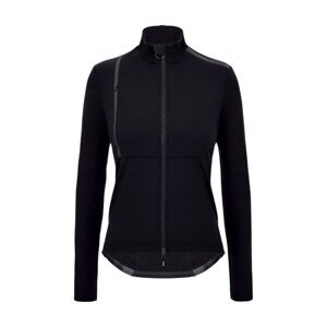 SANTINI Cyklistická zateplená bunda - VEGA - čierna 2XL