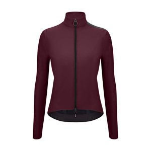 SANTINI Cyklistická zateplená bunda - ADAPT MULTI - bordová 2XL