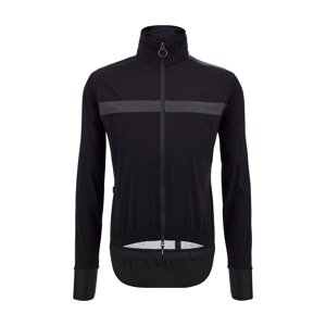SANTINI Cyklistická zateplená bunda - GUARD NEOS - čierna 4XL