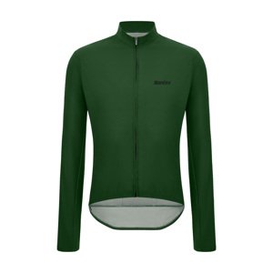 SANTINI Cyklistická zateplená bunda - RTR WIND - zelená 3XL