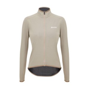 SANTINI Cyklistická zateplená bunda - GUARD NIMBUS - béžová 3XL