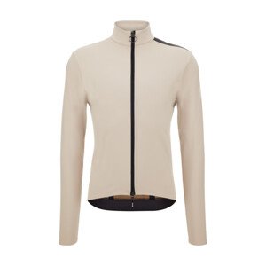 SANTINI Cyklistická zateplená bunda - GUARD NIMBUS - ivory 4XL