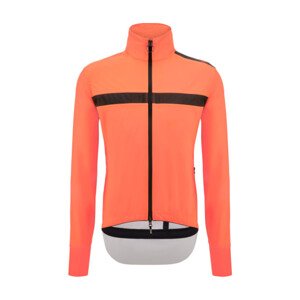 SANTINI Cyklistická zateplená bunda - GUARD NEOS - ružová 2XL