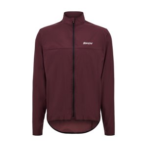 SANTINI Cyklistická vetruodolná bunda - VENTUS - bordová 3XL