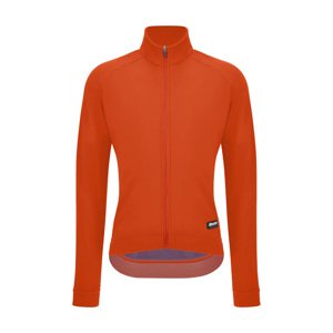 SANTINI Cyklistická zateplená bunda - RTR - červená XS