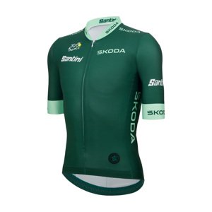 SANTINI Cyklistický dres s krátkym rukávom - TDF BEST SPRINTER - zelená L