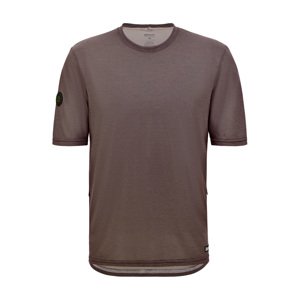 SANTINI Cyklistický dres s krátkym rukávom - DELTA LINE - hnedá 2XL