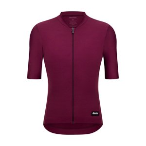 SANTINI Cyklistický dres s krátkym rukávom - RTR - bordová 2XL