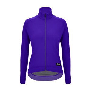SANTINI Cyklistický dres s dlhým rukávom zimný - RTR - fialová L