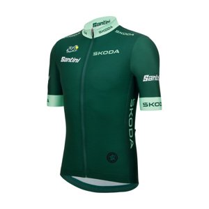 SANTINI Cyklistický dres s krátkym rukávom - TDF FAN BEST SPRINTER - zelená S