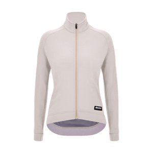 SANTINI Cyklistický dres s dlhým rukávom zimný - RTR - ivory 3XL
