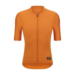 SANTINI Cyklistický dres s krátkym rukávom - RTR - oranžová XL