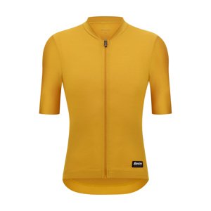 SANTINI Cyklistický dres s krátkym rukávom - RTR - žltá 3XL