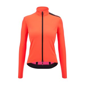 SANTINI Cyklistický dres s dlhým rukávom zimný - ADAPT MULTI - ružová 2XL