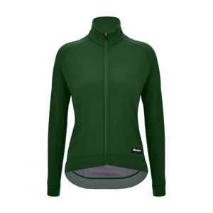 SANTINI Cyklistický dres s dlhým rukávom zimný - RTR - zelená L