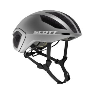 SCOTT Cyklistická prilba - CADENCE PLUS - strieborná/šedá (51–55 cm)