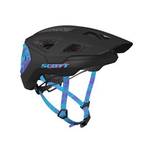 SCOTT Cyklistická prilba - TAGO PLUS - čierna/fialová (59-61 cm)