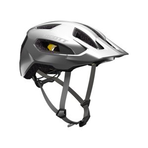 SCOTT Cyklistická prilba - SUPRA PLUS - strieborná (56–61 cm)