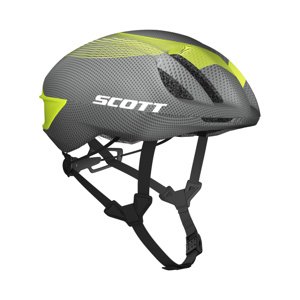 SCOTT Cyklistická prilba - CADENCE PLUS - šedá/zelená (59–61 cm)