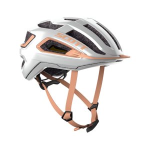SCOTT Cyklistická prilba - ARX PLUS - biela/béžová (55–59 cm)