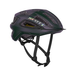 SCOTT Cyklistická prilba - ARX PLUS - zelená/fialová (55–59 cm)