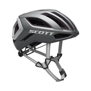 SCOTT Cyklistická prilba - CENTRIC PLUS - strieborná/šedá (51–55 cm)