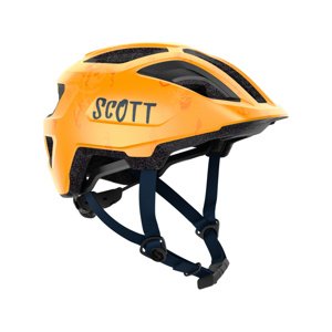 SCOTT Cyklistická prilba - KID SPUNTO - oranžová (46–52 cm)