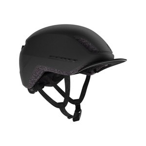 SCOTT Cyklistická prilba - DOPPIO PLUS - čierna (55–59 cm)