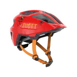 SCOTT Cyklistická prilba - KID SPUNTO - červená