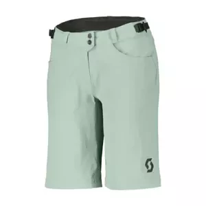 SCOTT Cyklistické nohavice krátke bez trakov - TRAIL FLOW W/PAD - zelená 2XL