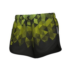 ALÉ Cyklistické nohavice krátke bez trakov - RUNNING ECLECTIC - viacfarebná 2XL