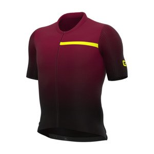 ALÉ Cyklistický dres s krátkym rukávom - SPRINTER R-EV1 - bordová