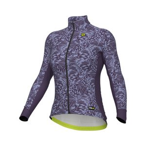 ALÉ Cyklistický dres s dlhým rukávom zimný - PAPILLON PR-R - fialová 2XL