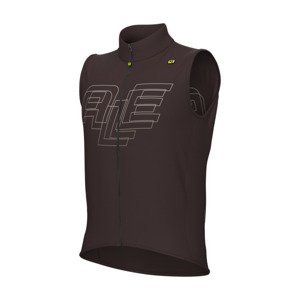 ALÉ Cyklistická vesta - PR-E SAUVAGE - hnedá 2XL