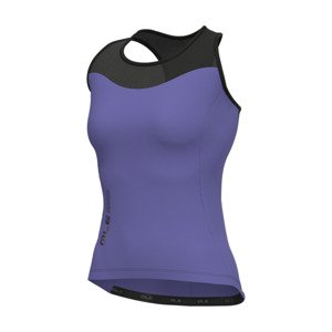ALÉ Cyklistický dres bez rukávov - PRAGMA - fialová XL