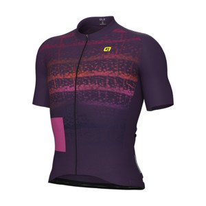 ALÉ Cyklistický dres s krátkym rukávom - OFF ROAD - GRAVEL CREEK - fialová 2XS