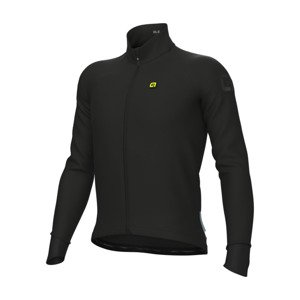 ALÉ Cyklistický dres s dlhým rukávom zimný - K-IDRO KLIMATIK - čierna L