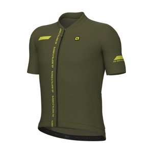 ALÉ Cyklistický dres s krátkym rukávom - PR-E FOLLOW ME - zelená 4XL