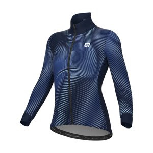 ALÉ Cyklistická zateplená bunda - EFFETTO PRAGMA - modrá 2XL