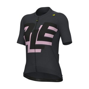 ALÉ Cyklistický dres s krátkym rukávom - PR-E MULTIVERSO - čierna 5XL