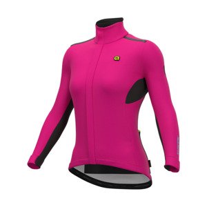 ALÉ Cyklistická zateplená bunda - K-TORNADO 2.0 KLIMATIK - ružová 3XL