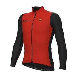 ALÉ Cyklistická zateplená bunda - FONDO 2.0 PRAGMA - červená 2XS