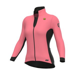 ALÉ Cyklistická zateplená bunda - FUTURE WARM R-EV1 - ružová 2XL