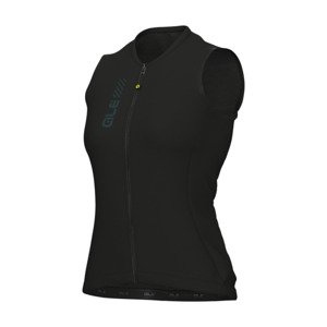 ALÉ Cyklistický dres bez rukávov - PRAGMA COLOR BLOCK - čierna 3XL