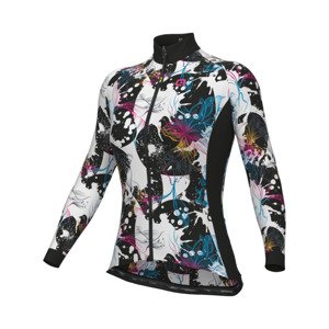 ALÉ Cyklistický dres s dlhým rukávom zimný - CHIOS SOLID - biela 3XL